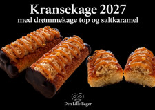 Kransekage med drømmekagetop 