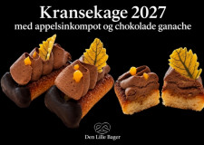 Kransekage med appelsinkompot og chokolade ganache  