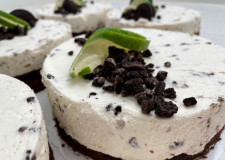 Lime/Oreo Kage på chokoladebund 