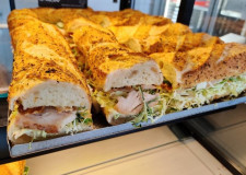 Sandwich med kylling & bacon, flütes  