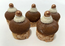 TAPAS Den med fragilite´ bund og Irish Coffee mousse   