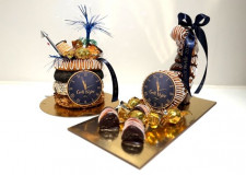 Mini Overflødighedshorn m/konfekt og chokoballs 8-10 pers. NYTÅR 2026 